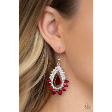 Boss Brilliance Red Earrings            